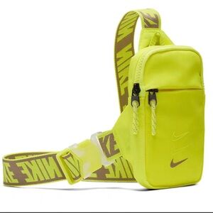 Nike Men's Bright Yellow Chest Bag / Fannypack perfect for festivals season